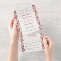 Clássico Rosa Verde Amarelo Floral Cisne Pássaro C