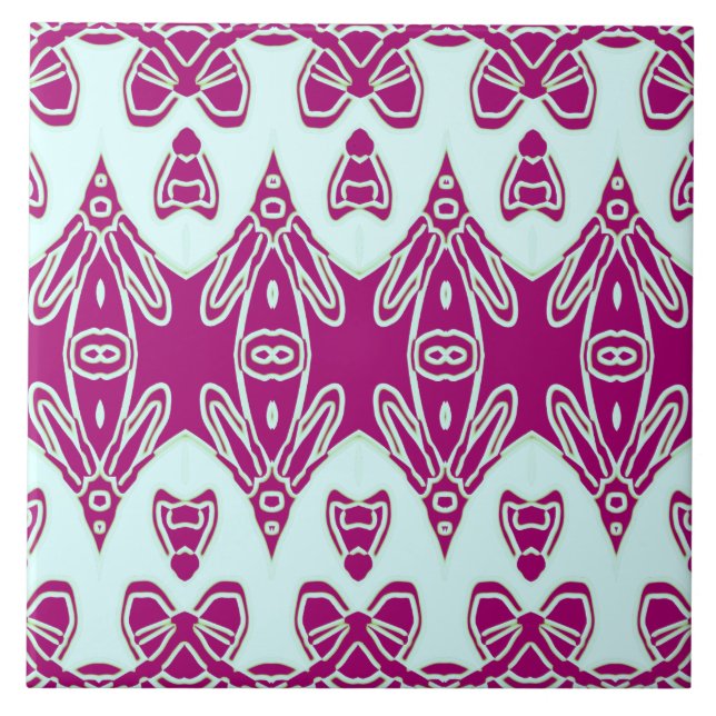 Clássico tradicional índio do Teal & Maroon (Frente)