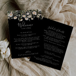 Clássico Wildflower Black Wedding - Letra Bem-vind