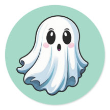 Clássicos adesivos Fantasmas do Halloween