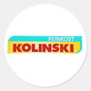 Clássicos adesivos redondos feinkost kolinski merc