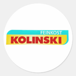 Clássicos adesivos redondos feinkost kolinski merc