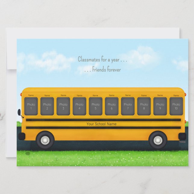 Classmates & Friends Yellow School Bus 10 Fotos (Frente)