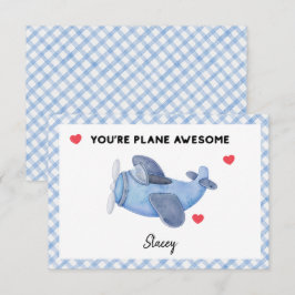 Classroom Valentine "Plane Awesome'