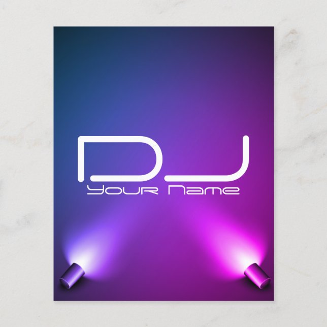 Classy DJ Party Flyer (Frente)