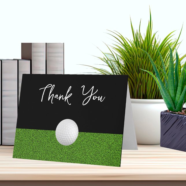 Classy Trendy Golf Business Obrigado Cartões (Criador carregado)