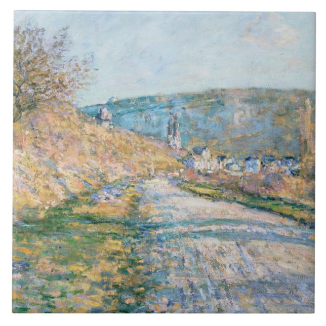 Claude Monet - a estrada a Vétheuil (Frente)