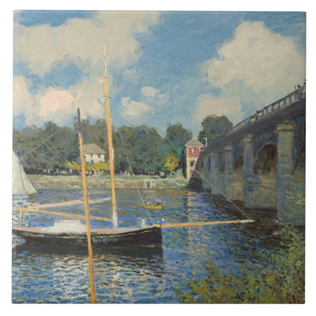 Claude Monet | a ponte em Argenteuil (Frente)