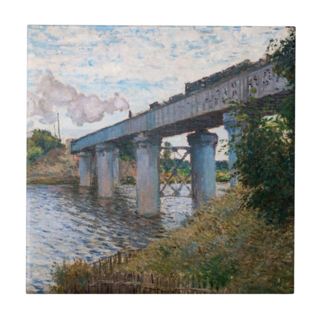 Claude Monet - A Ponte Ferroviária na Argentina (Frente)
