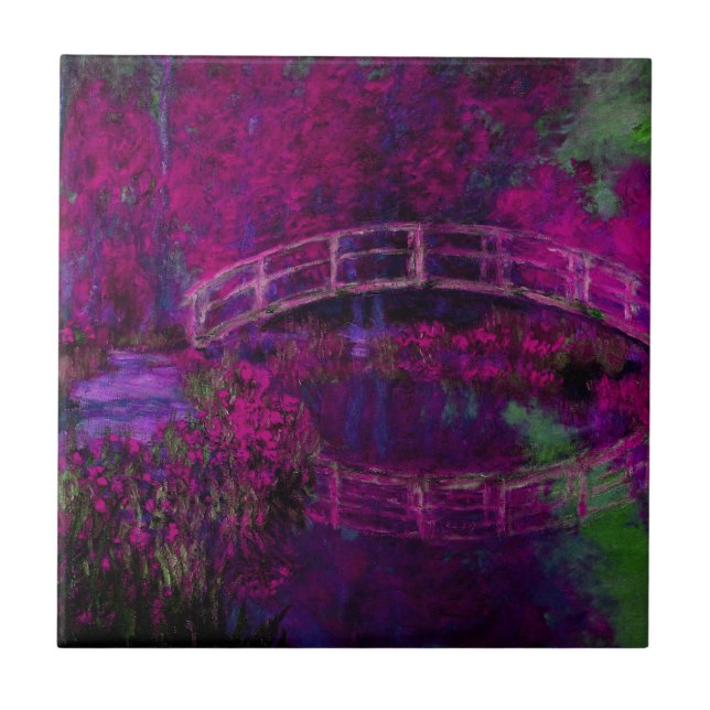 Claude Monet A Ponte Japonesa Púrpura (Frente)