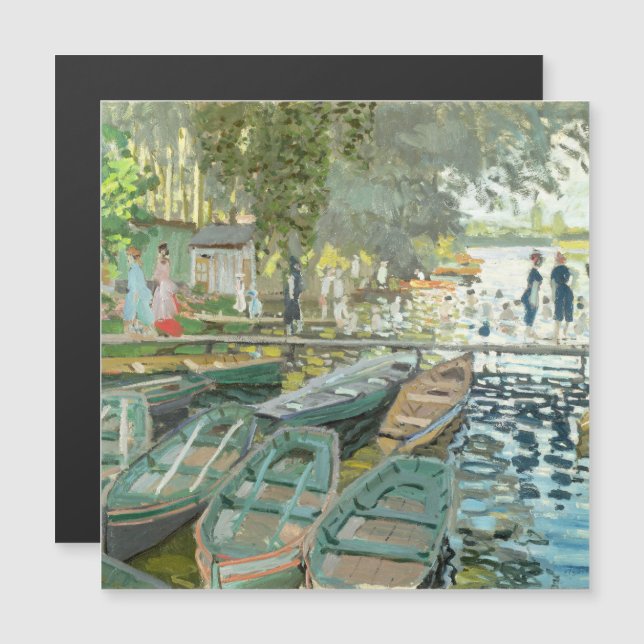 Claude Monet. Bathers em La Grenouillère (Frente/Verso)