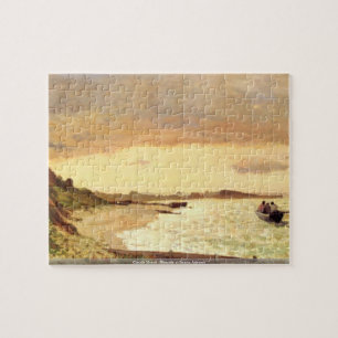 Claude Monet - beira-mar no quebra-cabeça de