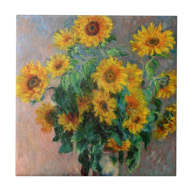 Claude Monet - Buquê de Sunflower (Frente)