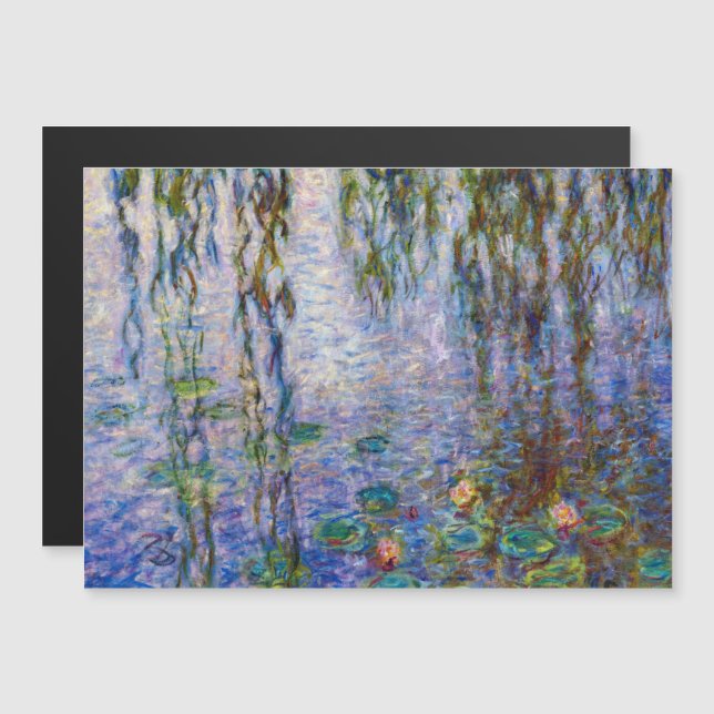 Claude Monet - Cartão Magnético Líquidos De Água (Frente/Verso)