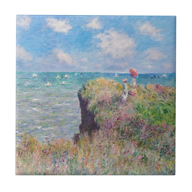 Claude Monet - Cliff Walk em Pourville (Frente)