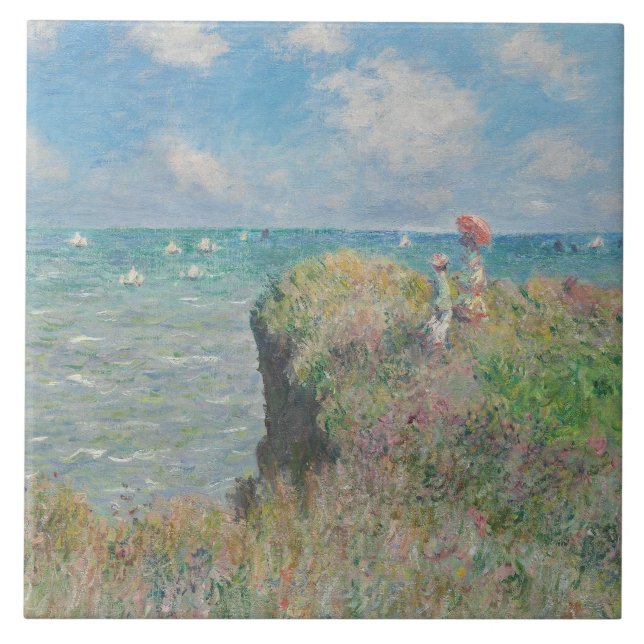 Claude Monet - Cliff Walk em Pourville (Frente)