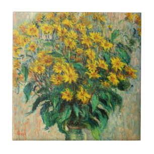 Claude Monet - Flores de Alcachofra de Jerusalém