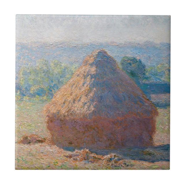 Claude Monet - Haystacks, fim do Verão (Frente)
