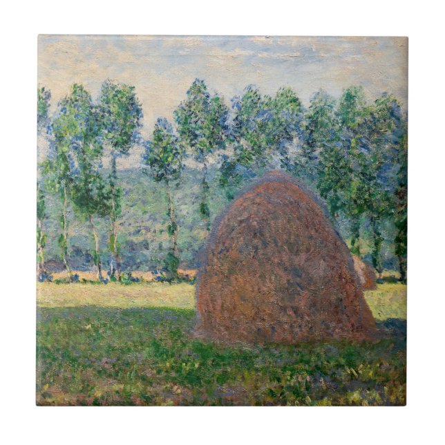 Claude Monet - Haystacks perto de Giverny (Frente)