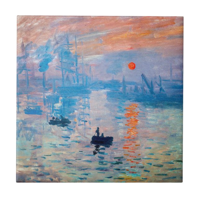 Claude Monet - Impressão, Assalto do Sol (Frente)