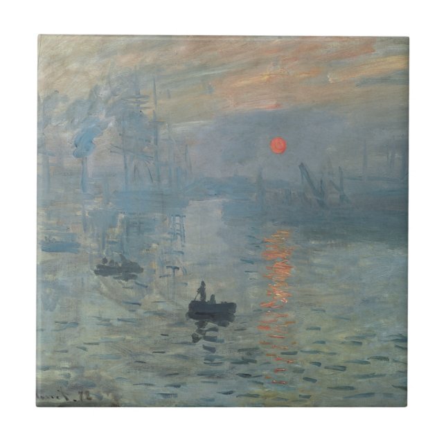 Claude Monet Impression Sunrise Soleil Levant (Frente)