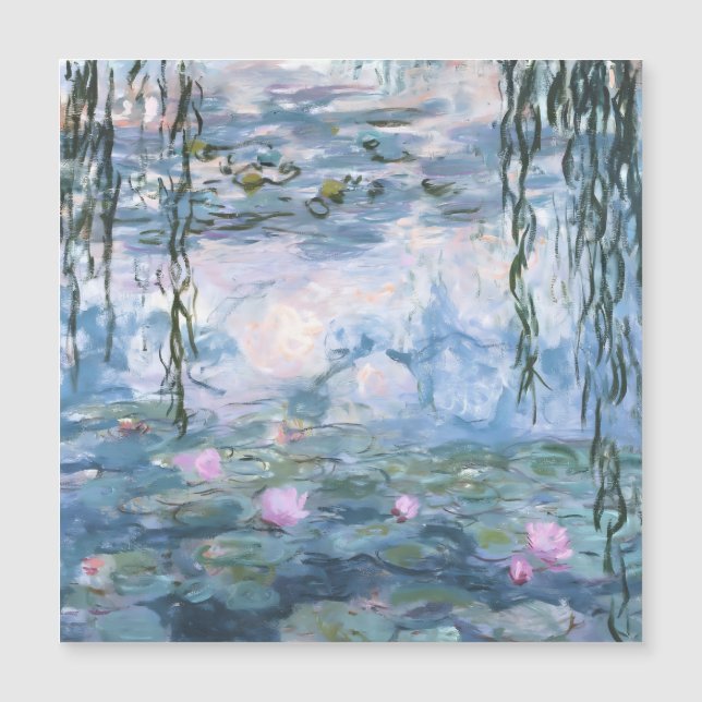 Claude Monet Impressionist Water Lillies Painting (Frente)