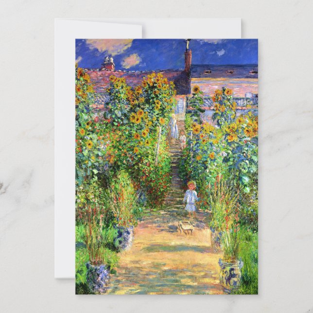 Claude Monet: Jardim de Monet em Vétheuil (Frente)