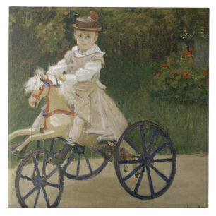 Claude Monet - Jean Monet em seu cavalo do