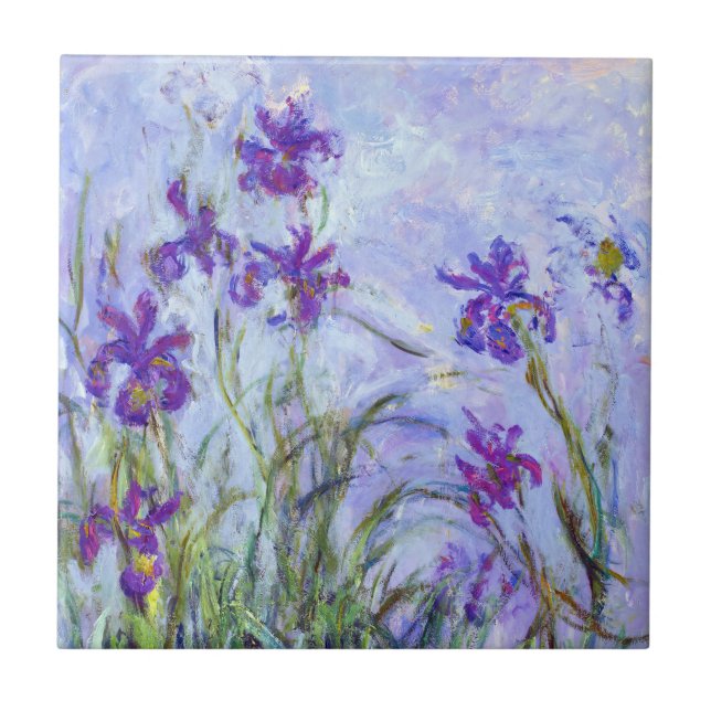 Claude Monet - Lilac Irises / Iris Mauves (Frente)