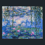 Claude Monet - Lírios Água, 1919,<br><div class="desc">Claude Monet famosa pintura, Água Lírios, 1919</div>