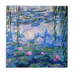 Claude Monet - Lírios Água, 1919,<br><div class="desc">Pintura familiar dos lírios d'água, 1919, por Claude Monet</div>