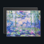 Claude Monet - Lírios De Água 1919 Cartão Magnétic<br><div class="desc">Lírios/Ninfas (W.1852) - Claude Monet, Petróleo na Canvas, 1916-1919</div>