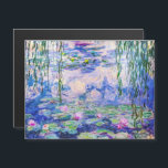 Claude Monet - Lírios De Água 1919 Cartão Magnétic<br><div class="desc">Lírios/Ninfas (W.1852) - Claude Monet,  Petróleo na Canvas,  1916-1919</div>