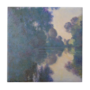 Claude Monet Manhã no Sena perto de Giverny