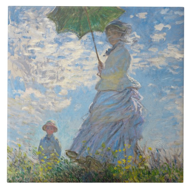 Claude Monet | Mulher com Parasol (Frente)