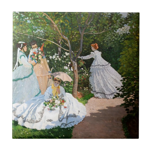 Claude Monet - Mulheres no Jardim (Frente)