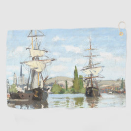 Claude Monet. Navios a voar no Sena em Rouen