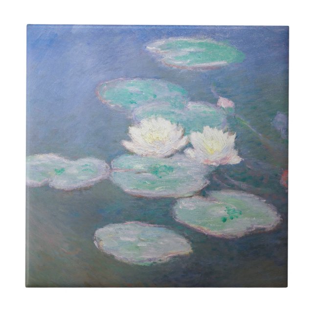 Claude Monet - Nenúfares, Efeito da Noite (Frente)