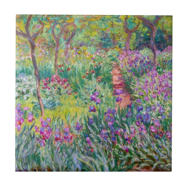 Claude Monet - O Jardim de Íris em Giverny (Frente)