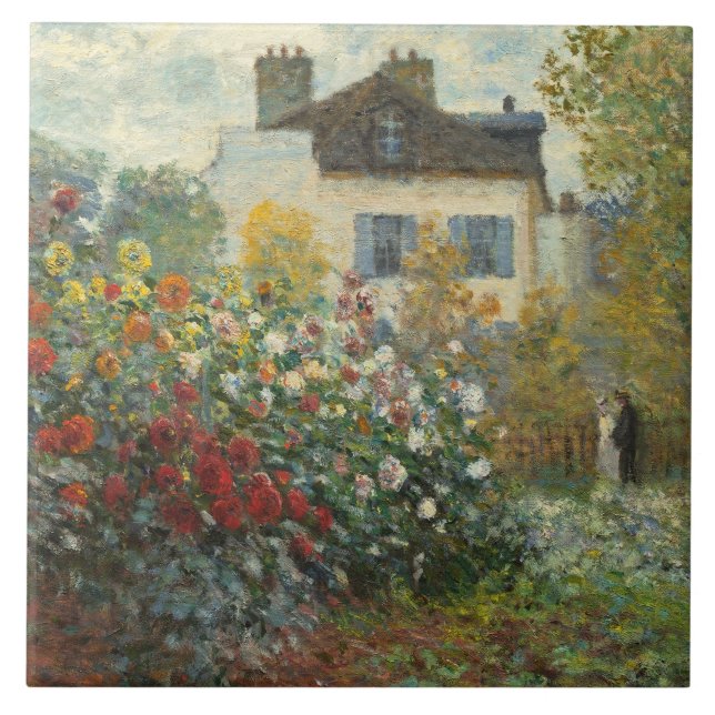 Claude Monet | o jardim do artista em Argenteuil (Frente)