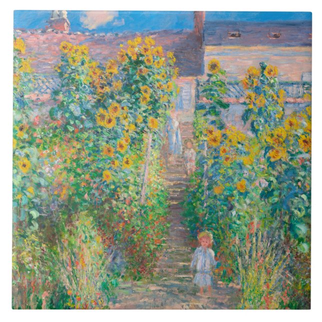 Claude Monet, O Jardim do Artista em Vétheui 1881 (Frente)