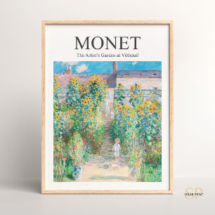 Claude Monet O Jardim do Artista na Impressão Veth