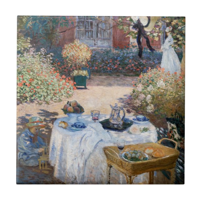Claude Monet - O Luncheon, painel decorativo (Frente)