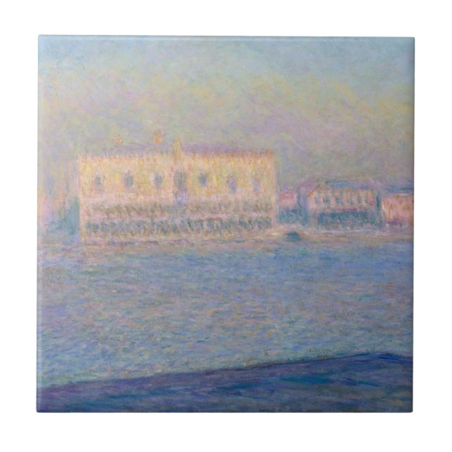 Claude Monet | o palácio do Doge visto do Gio de (Frente)