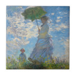 Claude Monet - O Promenade, Mulher com Parasol<br><div class="desc">Promenade,  Mulher com Parasol/Madame Monet e seu filho / La Promenade / La Femme a l'ombrelle - Claude Monet,  1875</div>
