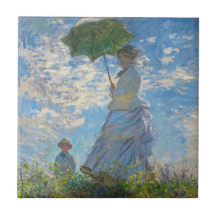 Claude Monet - O Promenade, Mulher com Parasol