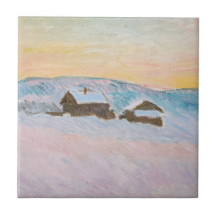 Claude Monet - Paisagem da Noruega, Casas Azuis