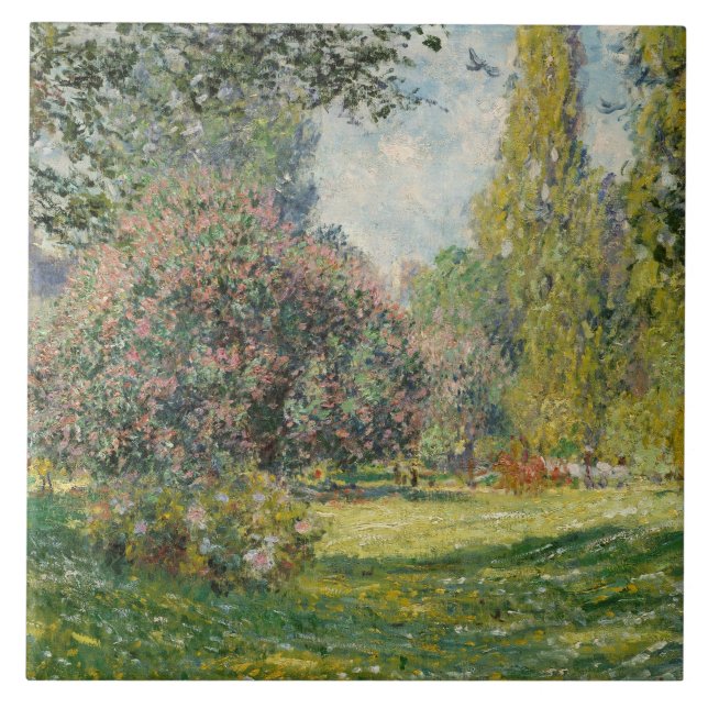 Claude Monet - Paisagem: O Monceau Parc (Frente)