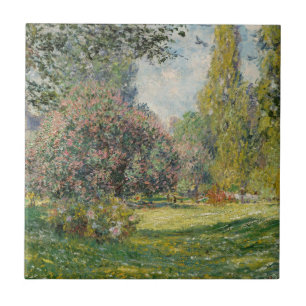 Claude Monet Paisagem: Parc Monceau