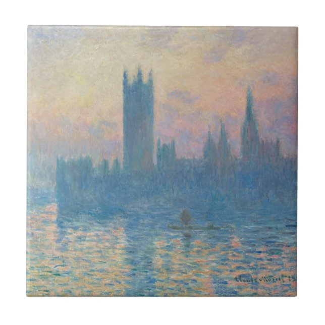Claude Monet Parlamento Europeu Sunset (Frente)